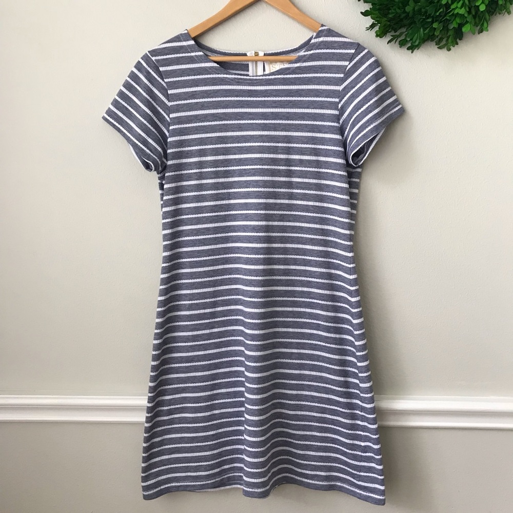 • Sail to Sable • Nautical Striped Dress Sz M